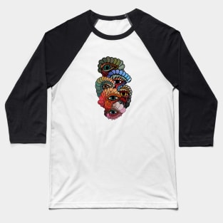 Chicken Eyes Baseball T-Shirt